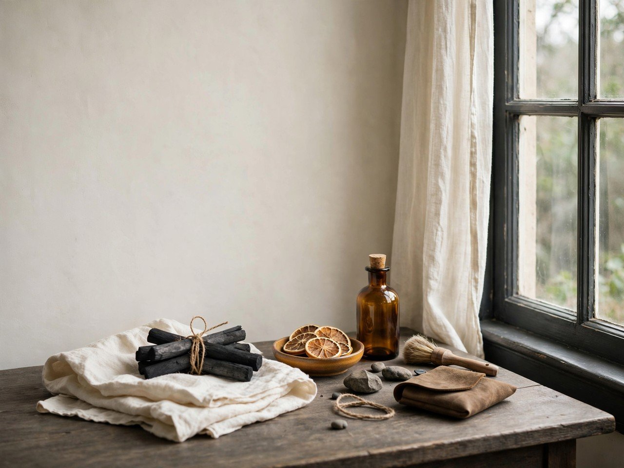 Quiet tabletop photography space