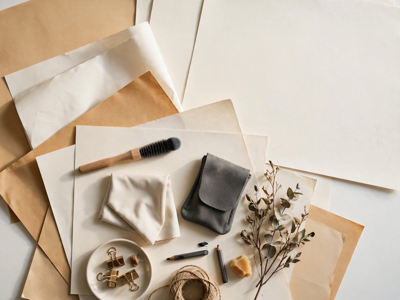 Plain sheets used as photography backdrops