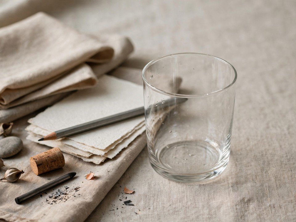 Quiet still-life study accompanying security
